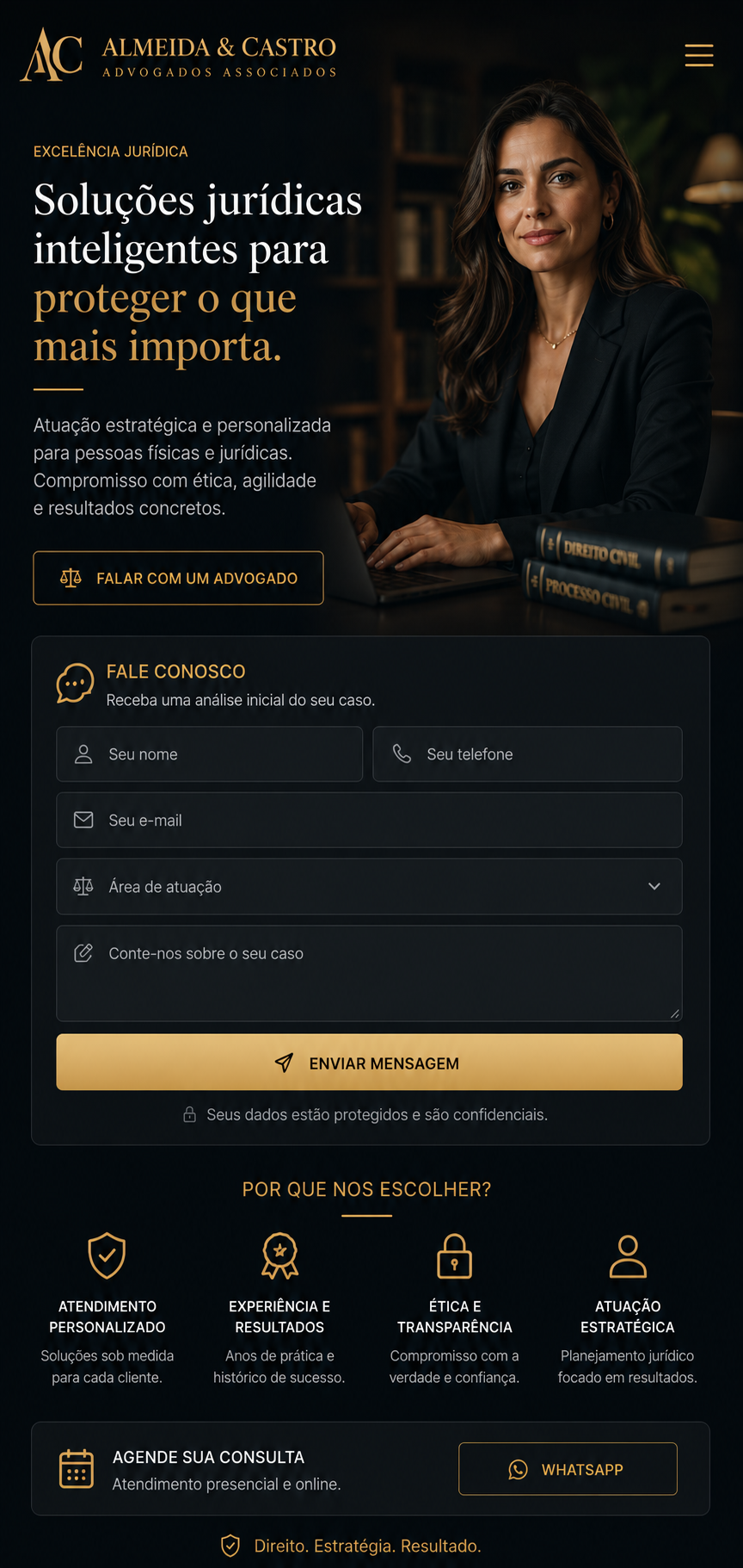 Landing Page Advogado